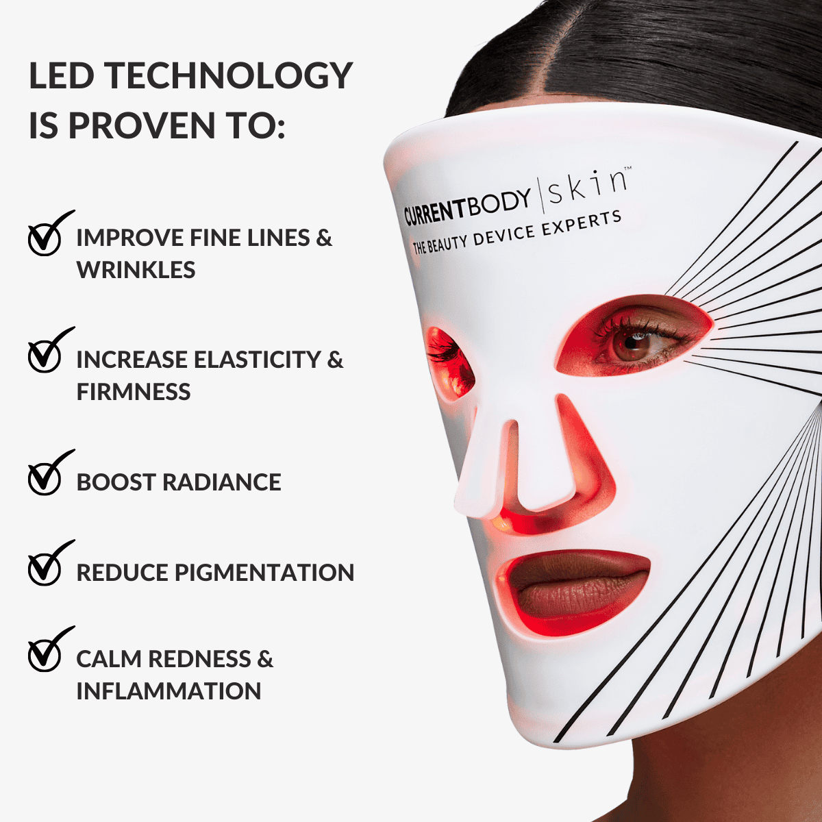 LED Face Mask | Red Light Therapy Masks | CurrentBody Singapore ...